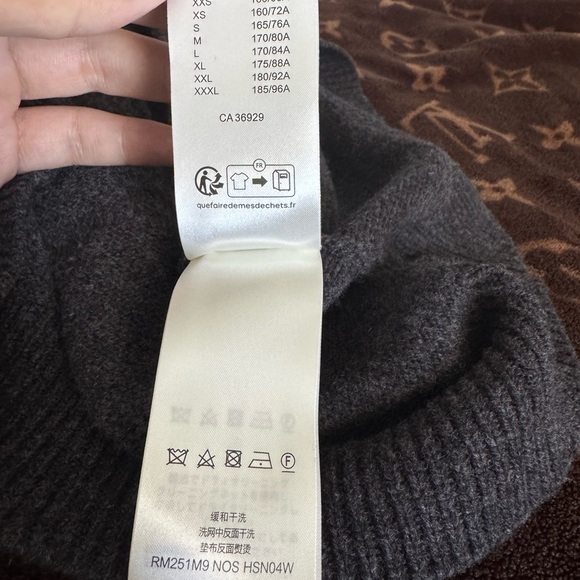 Louis Vuitton monogram jacquard wool half zip - Picture 10 of 13